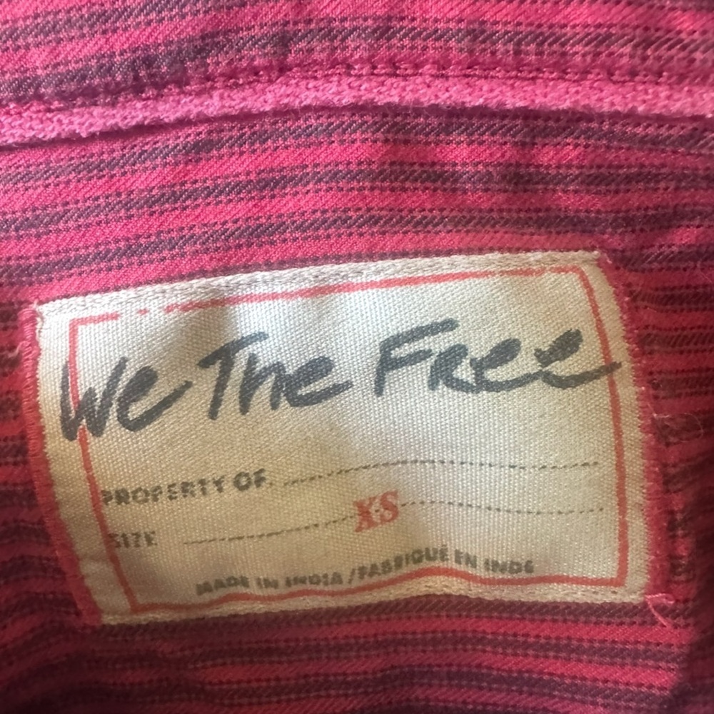 Free People We The Free Bailey Stripe Shirt - Picture 6 of 7